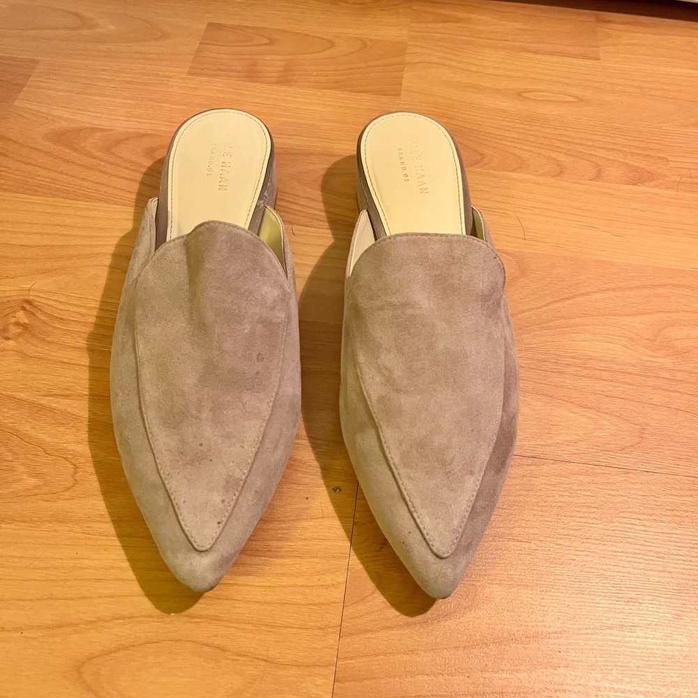 Cole Haan Women’s Dorsey Flats in Mauve Suede - Size 8